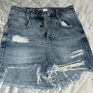Zara blue Jean shorts